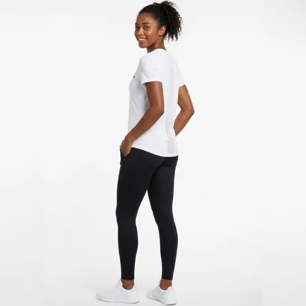 NWT Adidas Women’s Mesh-Back Performance Tee – White - Image 11