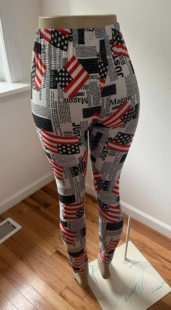 Leggings White Size L - Image 5