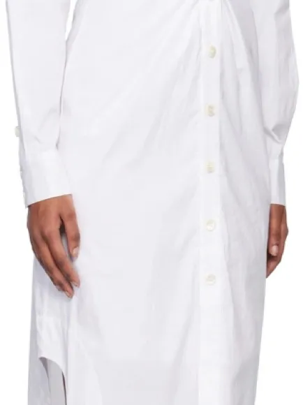 STAUD Clea Dress in White - Image 3