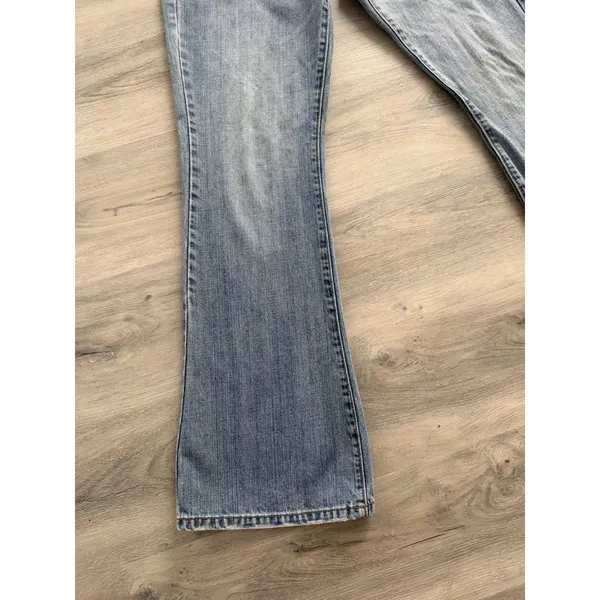 VTG Y2K Abercrombie Fitch Low Rise Bootcut Flare Jeans Preppy Womens Size 8R - Image 2