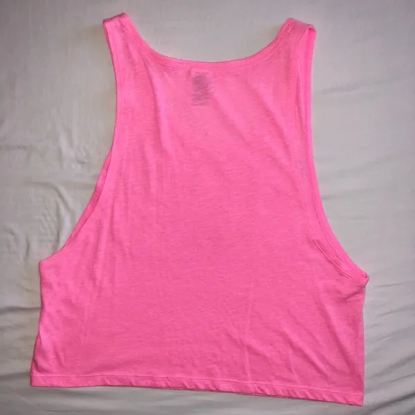 Hot Pink PINK Victoria’s Secret Flowy Tank - Image 2