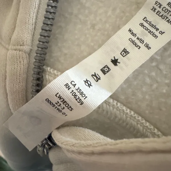 LULULEMON Scuba Oversized Full Zip Natural Ivory Size‎ M/L - Image 10