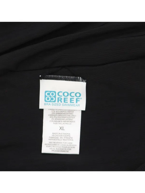 NWT Coco Reef Womens Soar Ultra High Swim Skirt U95396 Black XL - Image 5