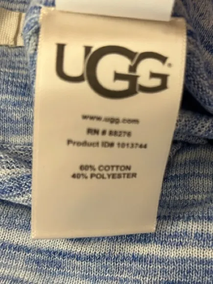 Ugg Women'S Size Xl Night Sky Blue Heather Imogen Capri Joggers Pants 1013744 - Image 6