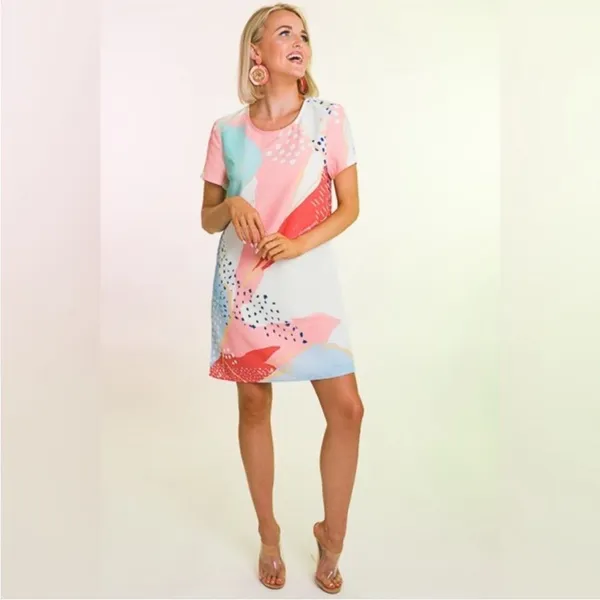Minkpink Calm Bliss Shift Dress‎ Sz L - Image 2
