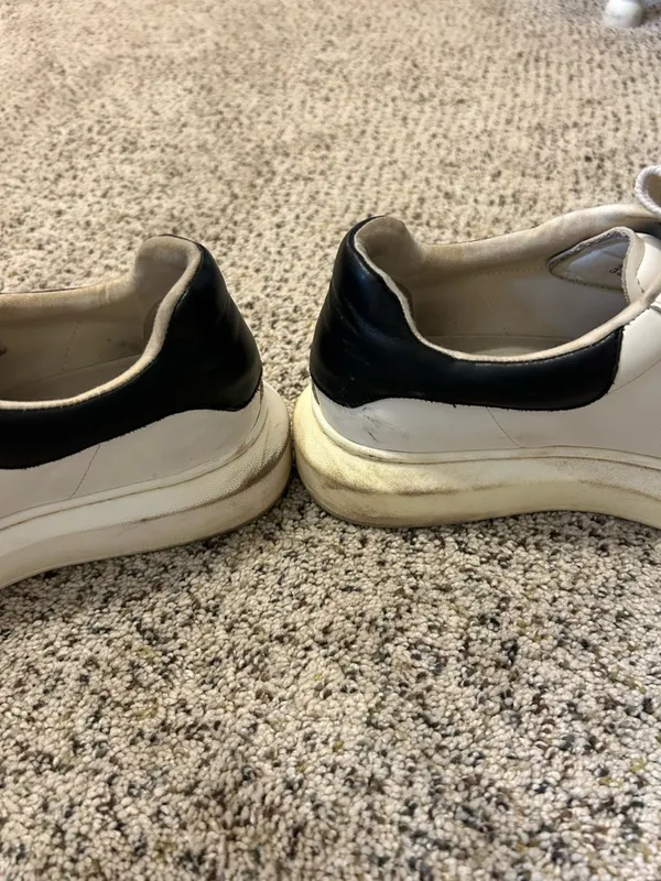 Steve Madden Women's White Leather Low-Top Sneakers - Image 6