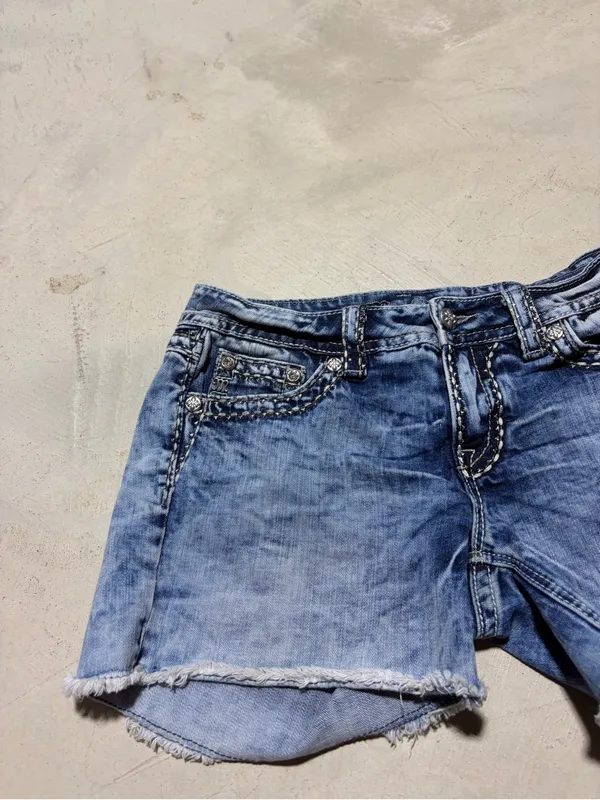 Miss me signature shorts 29 Women’s Blue Denim Cutoff Shorts - Image 2