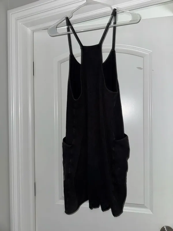 free people romper black - Image 2