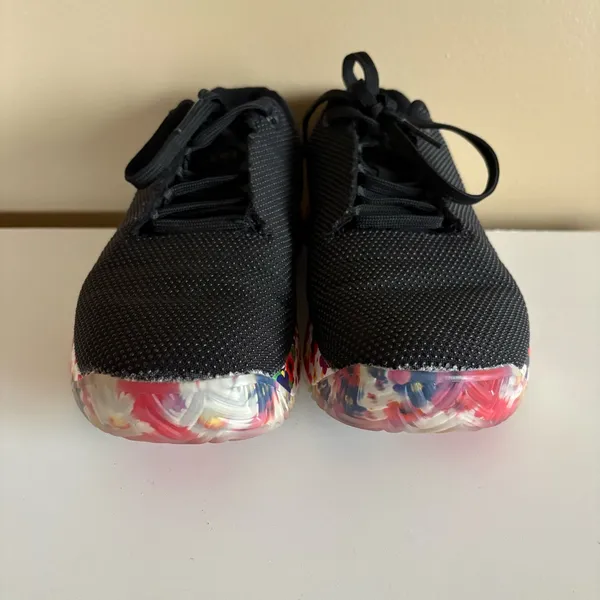 NOBULL Women's Black Daisy Floral Trainer Sneakers Size 9 - Image 5