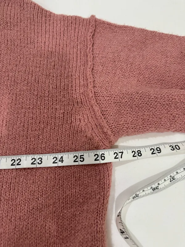 Free People Brookside Tunic Sweater Pink Small - Image 8