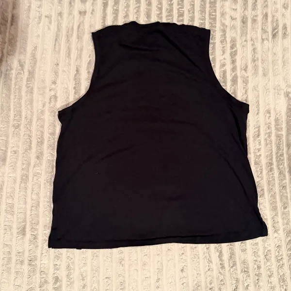 Fabletics Womens XL Black Muscle Tank Top Athletic Sleeveless Gym Shirt - Image 7