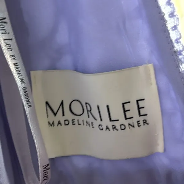 Mori Lee 21541 VIOLET PROM GALA BRIDESMAIDS FORMAL‎ SIZE 4 C46 - Image 12
