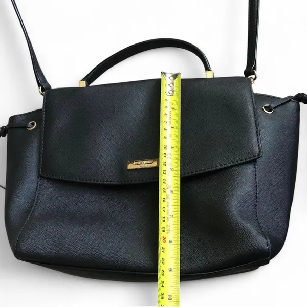 Kate Spade New YORK ♠️ Black Lilah Laurel Way Leather Satchel - Image 11