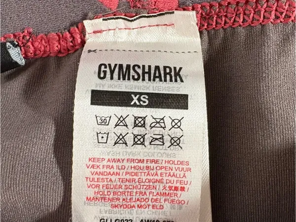 GymShark‎ Leggings Women XS Gray Gym Workout Sport Pants Active Spellout Logo - Image 4