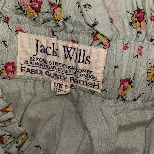 Jack Wills Size 4 High Waistband Floral Skirt - Image 11