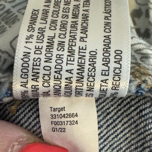 1611 | Wild Fable Super High-Rise Extreme Flare Seamed Jeans Blue Womens‎ 10 - Image 10
