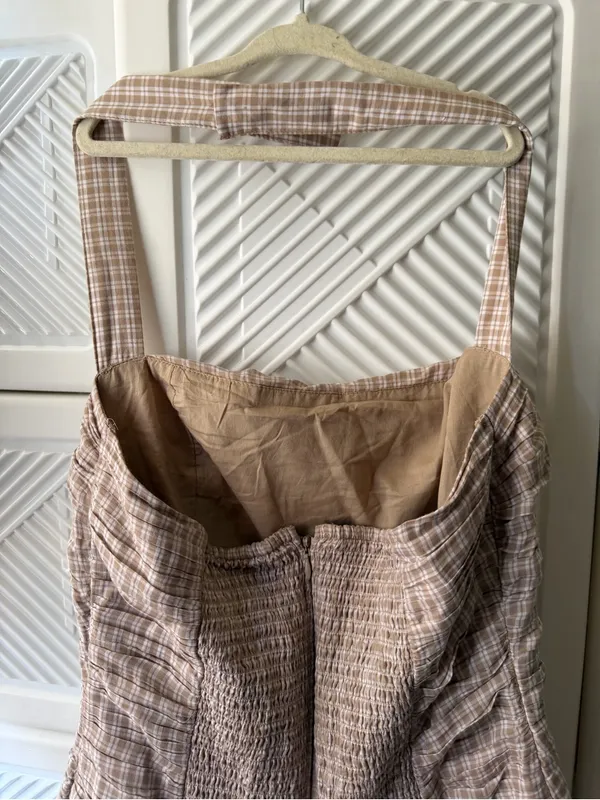 Abercrombie & Fitch Halter Plaid Mini Dress - Image 5