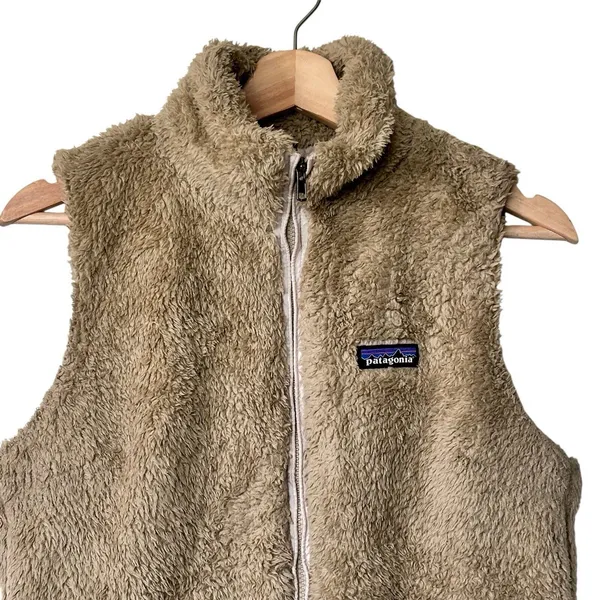 Patagonia Los Gatos Fleece Vest M Full Zip El Cap Khaki women’s - Image 4