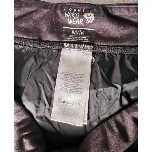 Mountain Hardwear Womens Black Trekkin Insulated Mini Skirt Size Medium - Image 3