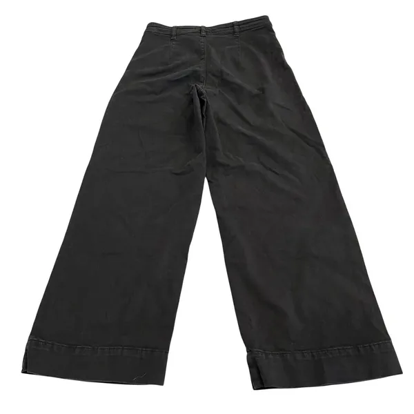 Marine Layer Bridget Wide Leg Crop Pants in Black size 6‎ - Image 3
