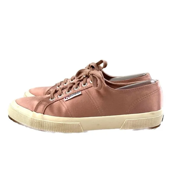 Superga 2750 Satin Blush Pink Sneakers - Size 9 - Image 5