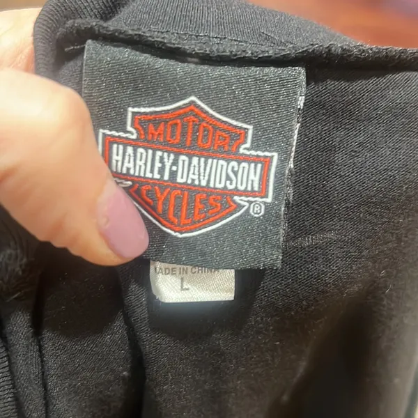 Harley Davidson black woman’s t-shirt - Image 6