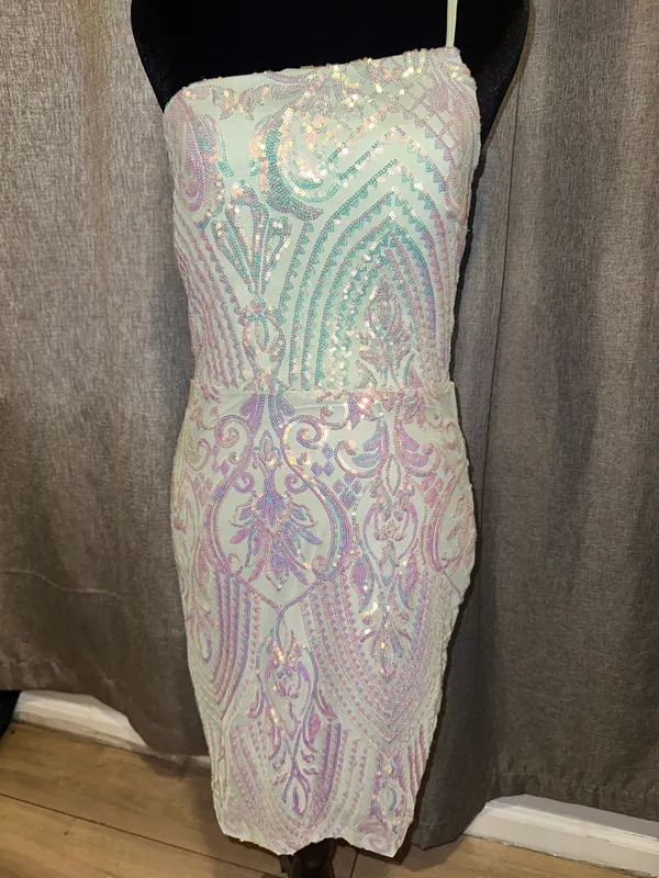 Windsor Sequin Bodycon Dress - one strap - Image 3