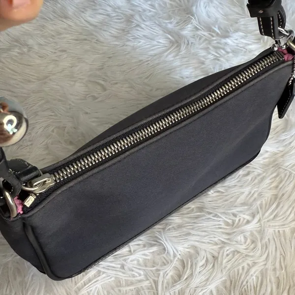 y2k COACH Vintage Mini Demi Hampton 7769 Mini Purse Shoulder Bag - Image 3