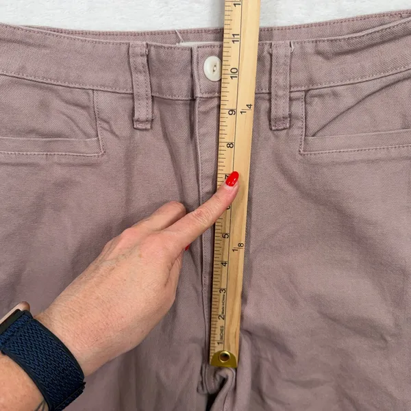 Madewell 26 Slim Emmett Tapered Pants High Rise Vintage Petal Pink MD115 Relaxed - Image 13