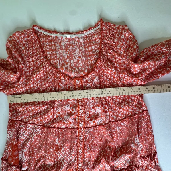 Poupette St Barth Tesorino Mini Dress Size S/M Tunic‎ Flowy Resort Beachy Boho - Image 12