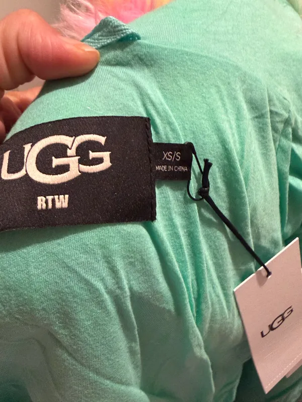 Ugg Clove Faux Fur Jacket lemon lime Aura oversized è - Image 6