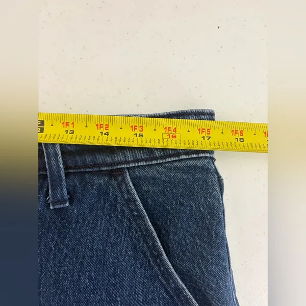 Abercrombie High Rise 90s‎ Relaxed Jean Raw Hem 31/12L long EUC - Image 9