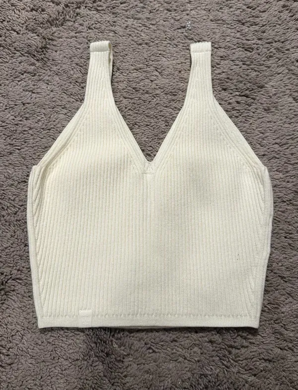 Lululemon Tank Top Knit Ribbed Cropped - Image 2