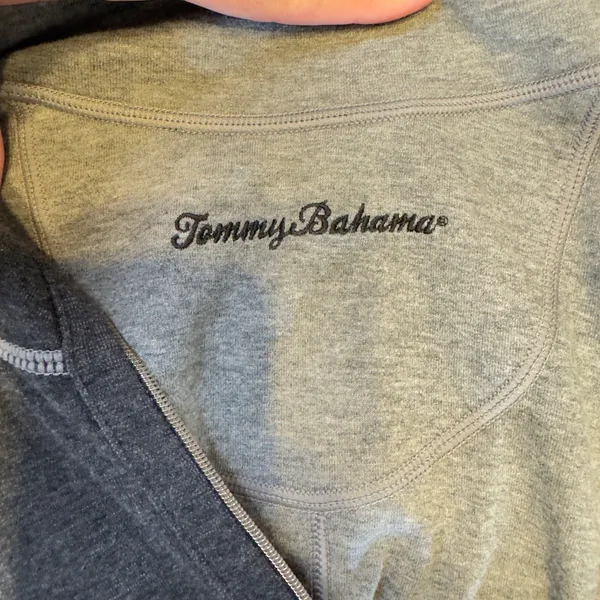 1403 | Tommy Bahama Athleisure Quarter Zip‎ Mock Neck Dress Grey Womens S - Image 5