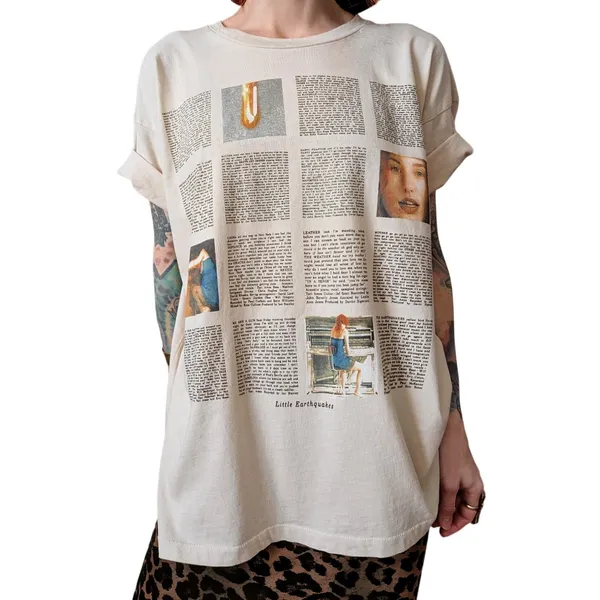 DAYDREAMER Tori Amos Little Earthquakes Merch Tee Size L New w/o Tag SOO - Image 14