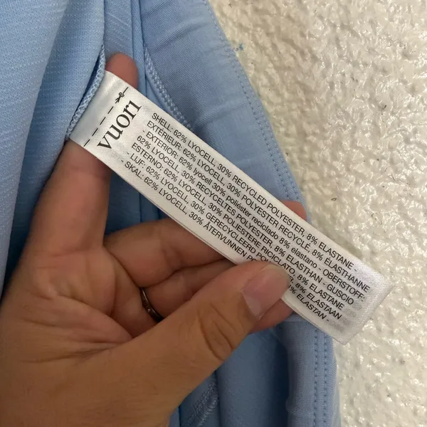 Vuori Compose Wideleg Pant Color Crystal Blue size large - Image 16