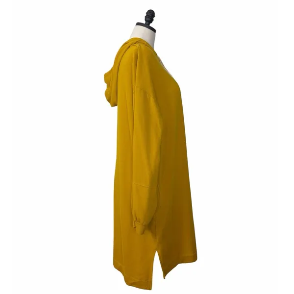 Koolaburra by UGG Women’s Size XL Hooded Sweatshirt Dress Mustard Yellow Lounge - Image 4