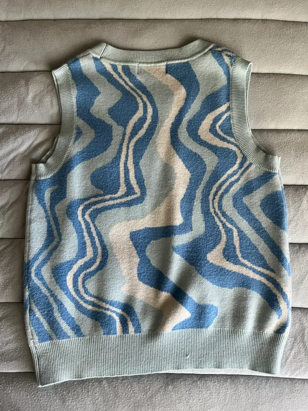 Willow and Wind Blue Sweater Vest - Image 2