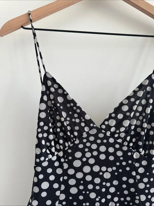 Zara flowy polka dot sun dress - Image 3