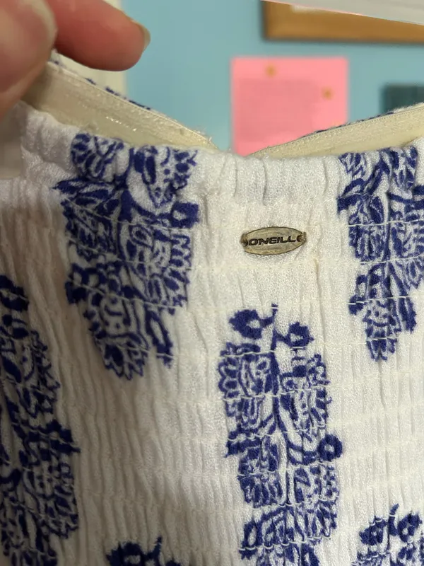 O’Neill Blue Strapless Beach dress - Image 3