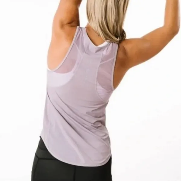 Zyia‎ Lilac Tank Top with Mesh Woman’s Size XXL - NWT - Image 3