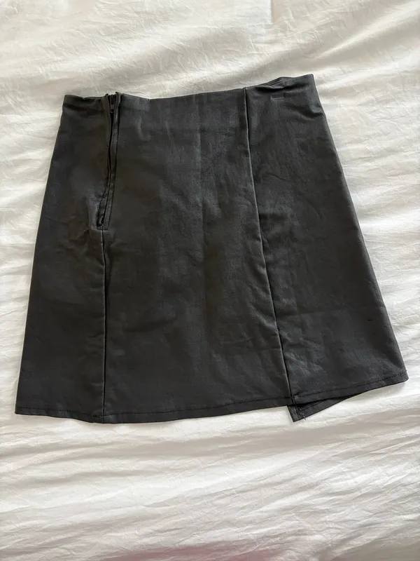 Altar'd State Black Faux Leather Skirt - Image 2