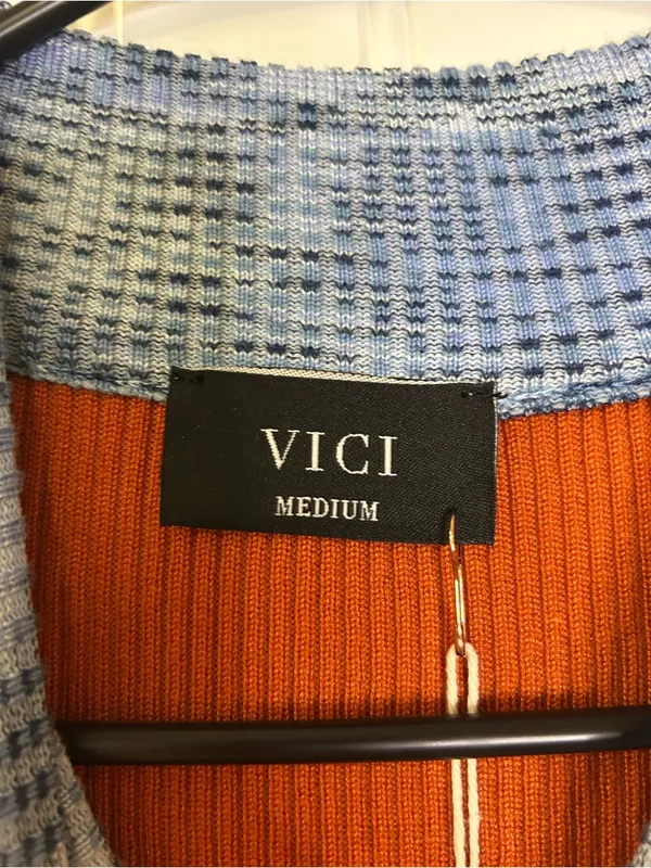 VICI Kaysen Knit Colorblock Mini Dress Size Medium - Image 7
