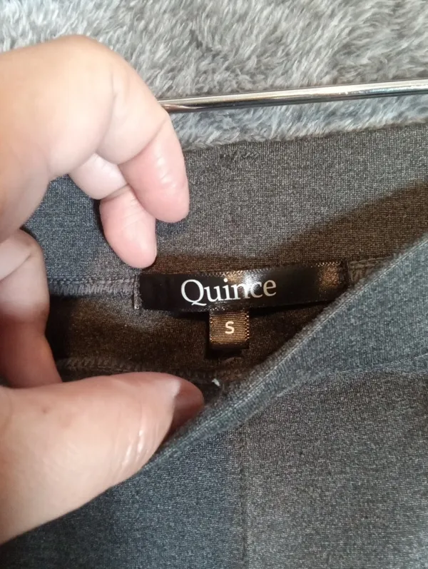 Quince Pull On Ponte Stretchy Office Work Business Gray Womens Pants Size Small - Image 4