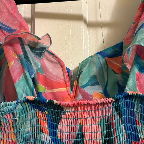 Show Me Your Mumu Reese Ruffle Midi Dress, Small, NWT - Image 10