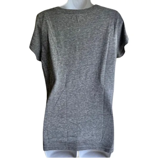 New England Patriots Distressed Gray Women’s T Shirt sz L Touch by Alyssa Milano - Image 6