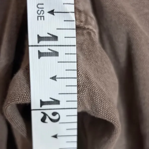 American Eagle Brown Carpenter Pants High Rise Utility Stretch Women Size 6 - Image 3