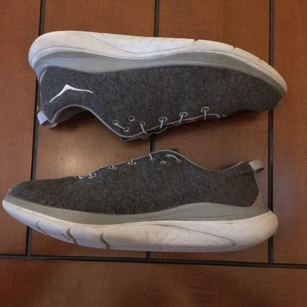 Hoka Humana flow wool dark gray gray sneakers women size 10 - Image 3