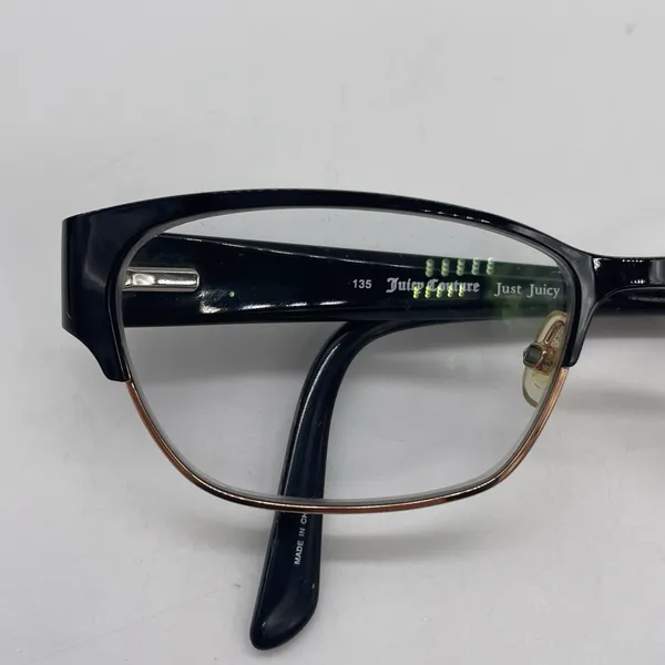 Juicy Couture Frames JU195 0JSM 135 Just Juicy Black Rose Gold Glasses Nose Pads - Image 13