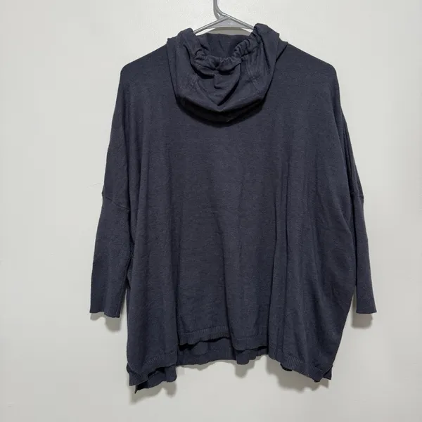 Mersea Gray Hooded Relaxed Fit Lightweight Sweatshirt One‎ Size - Image 3